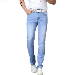 Men's Jeans SULEE Brand 2022 New Fashion Utr Thin Light Casual Summer Pants Style Skinny Trousers Tight Solid Colors Y2303 L230726