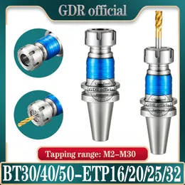 lasapparatuur Gdr Bt30 Bt40 Bt50 Etp Ter Tapping Tool Holder, Through Hole Tapping, Automatic Stretching Compensation for Tapping, Etp32 Tep25