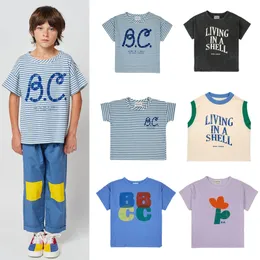 T-shirts Summer BC Kids T-shirts Cartoon Bobo Children's T Shirts Boys and Girls Top Clothes Set Baby Boy Girls Clothes T-shirts 230725