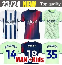 23-24 WEST Bromwich Thai Quality Soccer jerseys yakuda local online 14 MOLUMBY 18 GRANT 35 YOKUSLU 12 DIKE 19 SWIFT17 WALLACE camisa de futebol