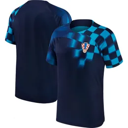 Outdoor T-Shirts 23/24 Croatia Football Jerseys Home Shirt Summer Men's Short-sleeved T-shirt Outdoor Sportswear Custom Kids Football Jerseys 230726