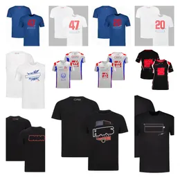 F1 Formula One team racing suit men's short-sleeved racer T-shirt plus size custom fan shirt