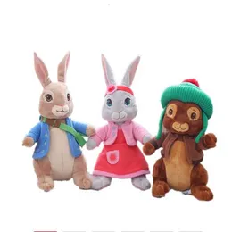 Animais de Pelúcia Pelúcia Petering Lily Ben Rabbit Brinquedos de Pelúcia Animais de Desenho Animado Bonecas de Pelúcia Macias para Aniversário de Crianças Presente de Natal 230725