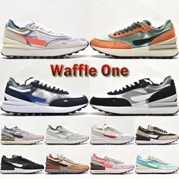 Waffle One Running Shoes For Men Women Trainers Hyper Royal Unity Summit White Grey Fog Green Rust Oxide Coconut Milk Outdoor Sneakers Size 36-45