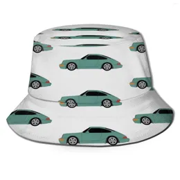 Boinas 964 Dobrável Panama Bucket Hat Cap Coupe Car 993 996 997 991 992 Flat 6 Engine Boxer Top Gear Speed Transmissão Manual