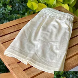 Herr shorts herrar grundläggande sommar avslappnad fitness tröjor gymträning mesh sport korta byxor släpp leveranskläder kläder dhe4j