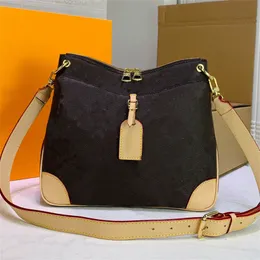 Odeon tasarımcı moda klasik çantalar tüm eşleşen gerçek deri mektup tote vintage messenger kadın çanta omuz çantası o2aj#