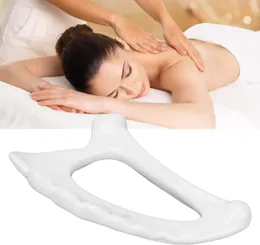 Ceramiczne gua sha terapia masaż narzędzia Piękno masażer twarzy chińska guasha deska antywilulitu do kształtowania mięśni szyi w kształcie ciała