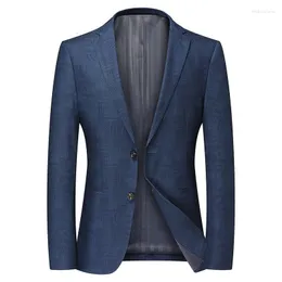 Erkekler Suits Blazer Maskülin Petek Mesh Nefes Alabilir Takım İlkbahar Sonbahar İnce Sıradan Demirsiz Slim Fit Küçük İşletme Partisi İşe Gidiş