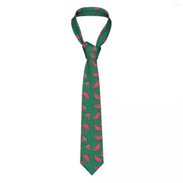 Bow Ties Watermelon Summer Fruit Fucidies Men Polyester 8 cm szyja na męskie chude klasyczne garnitury akcesoria kravat biuro