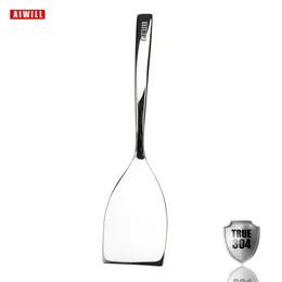 Utensílios de Cozinha AIWILL Qualidade 304 Gadgets de Aço Inox Utensílios de Cozinha Ovo Peixe Frigideira Colher Pá Frita Espátula 230726