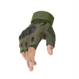 Motorcykel halvfingerhandskar Hard Knuckle Motorcykel Motocross Biker Racing Ridding Cykling Half Finger Motor Protective Glove307s