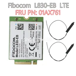 モデム01AX761 FIBOCOM L830-EB WWAN CARD for Lenovo ThinkPad X280 T480 T490 T490S T590 P53S X390 L490 L590 P43S T480S X390 YOGA 23072555590