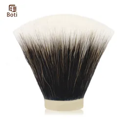 Schiuma da barba Boti Brush Tuxedo Soffitto Capelli spessi 5a forma di ventaglio Nodo sintetico Barba da uomo Styling e schiuma con rasatura bagnata 230725