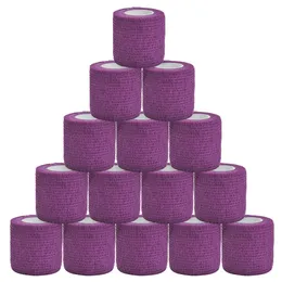 Suprimentos Purple Sports Sports Elastic Tattoo Grip Bandage envolve fitas não tecidas à prova d'água de proteção de dedo auto -adesivo Acessórios de tatuagem