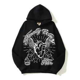 Kvinnliga tröjor herr hoodies jacka mode hip hop trend långärmad hoodie mäns och kvinnors hoodie svart bomull 3d brev grafik lös varm tröja