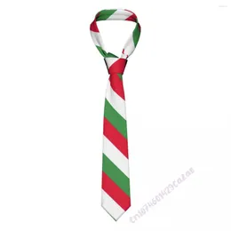 Gravatas Borboleta Bandeira da Itália Pescoço Para Homens Mulheres Casual Gravata Xadrez Ternos Magros Festa de Casamento Gravatas Presente Orgulhoso