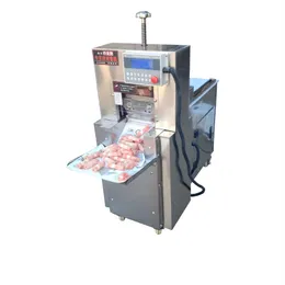 Linboss CNC Single Cut Mutton Roll Machine Freezing Beef Roll Cutting Machine Multifunktionell elektrisk köttskivare