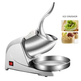 Ice Shaver Crusher Efficient Electric Snow Cone Machine for Restaurant Bar Club Sharp Blades 380W