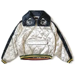 デザイナー衣料メンズジャケットファッションブランドコートアウトドアカジュアルコートKAPITAL KOUNTRY HOODIE JAKCET HENGSUHEマップ刺繍プルオーバージャケット
