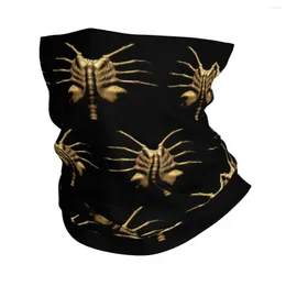 Scarves Face Hugger Bandana Neck Gaiter Printed Facehugger Alien Xenomorph Mask Scarf Warm Outdoor Sports For Men Windproof