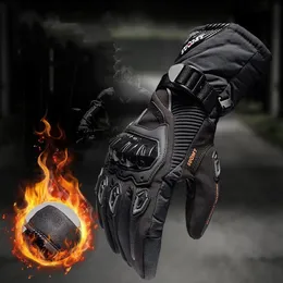 Motorcycle Gloves Waterproof Long Men Warm 4 Seasons Ride Cycling Riding Tactical Glove Anti-Fall Off-Road Thickened205d