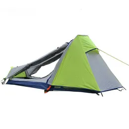 Tält och skyddsrum Alltel camping bergsbestigning utanför vandring med dubbla skikt aluminiumlegering stav enskilda person tält 230725