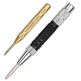 Processors Super Strong Automatic Centre Punch and General Automatic Center Punch Adjustable Spring Loaded Metal Drill Tool 2pcs