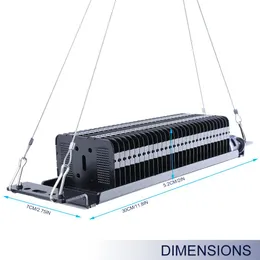 Каллиграфия 300 Вт Led Grow Light Полный спектр 465 светодиодов Лампа для выращивания растений Фитолампа для внутреннего выращивания цветов Овощи Рассада теплицы