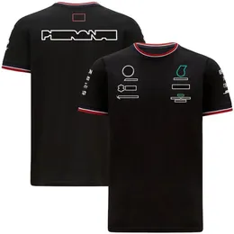 F1 T-shirt Formula 1 T-shirt Racing Suit Krótki rękawo Summer Lapel Polo Shirt Casual Sports Shirts Women Men's Car Logo T-SH309V