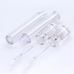 Tubos de brilho labial para todos os jogos Tubos de brilho labial vazios de 5 ML Tubos de brilho labial redondos transparentes com varinha Batom claro vazio Tubo de esmalte labial Atacado