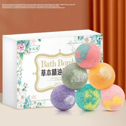 Badverktygstillbehör juego de bolas bao burbujas aceite esencial hierbas 12 piezas naturliga hecho a mano juego pies spa m 230725