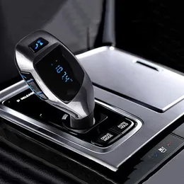 Hands Bluetooth Car Kit Wireless Transmitter Fm Radio Adapter FM Modulator MP3 Player TF Card USB Car Lighter Charger 215W