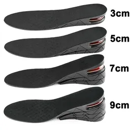 Shoe Parts Accessories Height Increase Insoles Air Shoes Cushion Height Lifts Inserts Men Women 3-9cm Variable Height Insole Adjustable Cut Foot Pad 230725