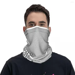 Scarves Palestinian Hatta Kufiya Folk Palestine Mask Scarf Outfits Neck Gaiter Arabic Keffiyeh Traditional Bandana Unisex Breathable