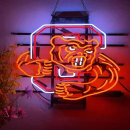 Cornell Big Red Logo Neon Znak Lekki ręcznie robiony magazyn grafika