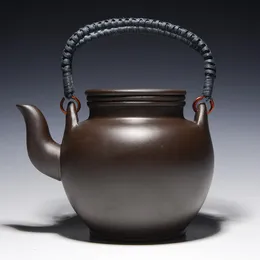 Schroevendraaiers 2017 New Chinese Purple Clay Tea Pot Chinese Kung Fu Zisha大容量フィルターハンドル手塗りティーポットケトルセット