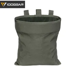 Outdoor Bags IDOGEAR Tactical Magazine Dump Pouch Molle Mag Drop Pouch Recycling Bag Storage Tool Bag 3550