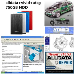 2021 Alldata Auto Repair Soft-Ware Wszystkie dane V10 53 ATSG VIVID Workshop z 750 GB Hard Disk305k