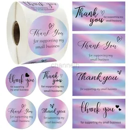 Greeting Cards 50 Pcs Thank You For Supporting My Small Business Card Reflective Laser Cards Greeting Postcard For Online Retail Shopping