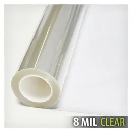 Car Sunshade SUNICE 1 52x1 2 3m 8 MIL Transparent Window Safety Film Security Shatterproof Protection Glass Sticker Building Res219i