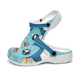 Diy custom shoes slippers mens womens cute blue elf sneakers trainers 36-48