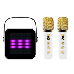 Microphones Mini Karaoke Machine with Microphone Wireless Bluetooth Speaker with Home Handheld Karaoke Mics for Kids and Adults Home Party 230725