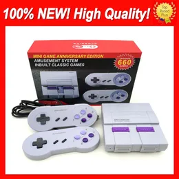 Super Familik Mini 660 NES SNES SFC TV Video Handheld Game Console 2018 Najnowszy system rozrywki Konsole angielski detali