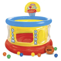 슬램 덩크 큰 공 구덩이, 풍선 농구 후프 및 어린이를위한 공, 3-6 세