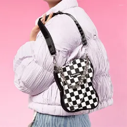 Akşam çantaları 2023 moda zincir tek omuz çantası tasarımcı markası tüm eşleşen moda moda messenger carteras mujer de hombro y bolsos cc