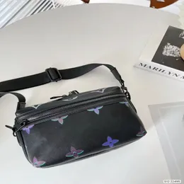 Новая цветочная кожаная сумочка, мужская и женская сумка для плеча, 22 высококачественные дизайнерские дизайнерские дизайнерские сумки все в одном в одном винтажном мессенджере 495 сумки на плече
