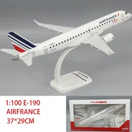 Aircraft Modle 1 100 Scale E-190 E190 Airfrance British Airways Lines ABS Ab