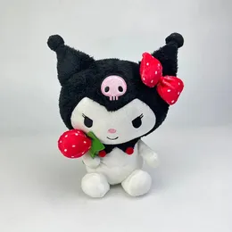 Cute strawberry kuromi Plush Toys Dolls Stuffed Anime Birthday Gifts Home Bedroom Decoration