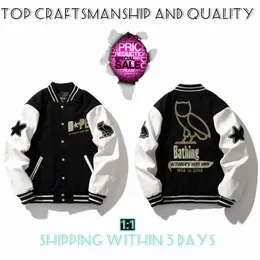 Jaquetas masculinas Top Craftsmanship Shark mens Star Spots designer coat Varsity co-branding Estilista Roupas de algodão Estilo militar Jaqueta de camuflagem Vestuário de beisebol